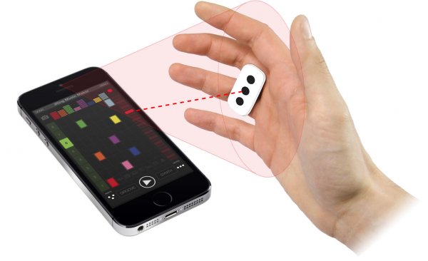 With iRing you can control your music apps with gestures without touching the iPhone, iPad or iPod touch