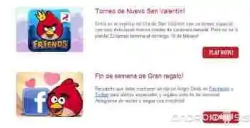 Angry Birds Friends, new special tournaments Valentine