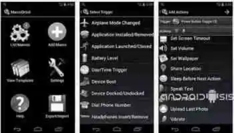 Anwendungen unglaublich für Android, heute MacroDroid