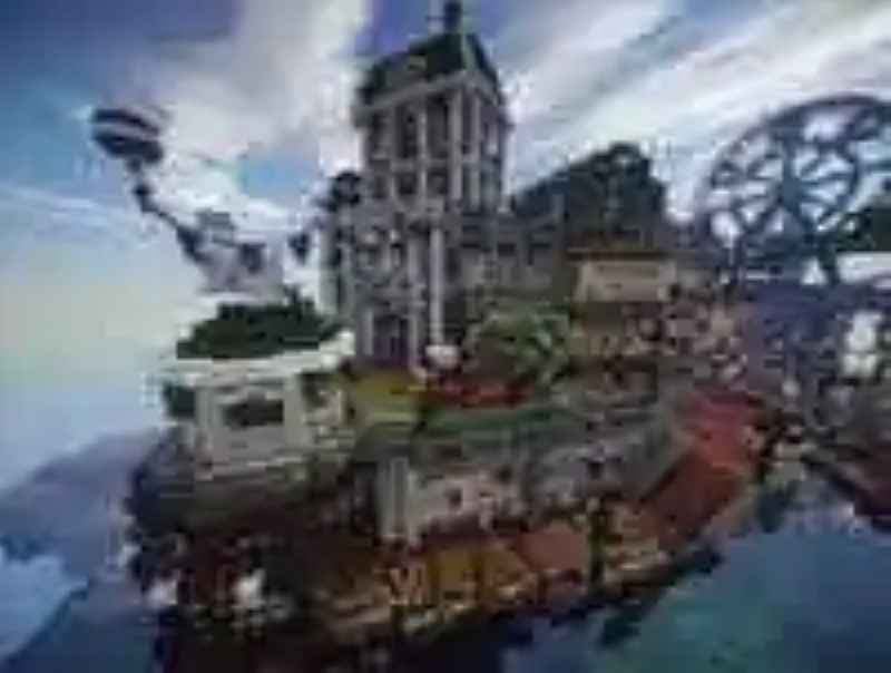 Recreate Columbia, the city of BioShock Infinite in Minecraft