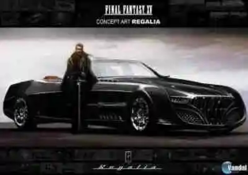 So we created and designed the Regalia, the luxury car from FFXV