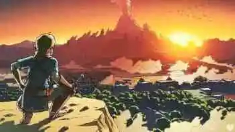 The new illustration of The Legend of Zelda: Breath of the Wild recreates an iconic image of the first game in the series