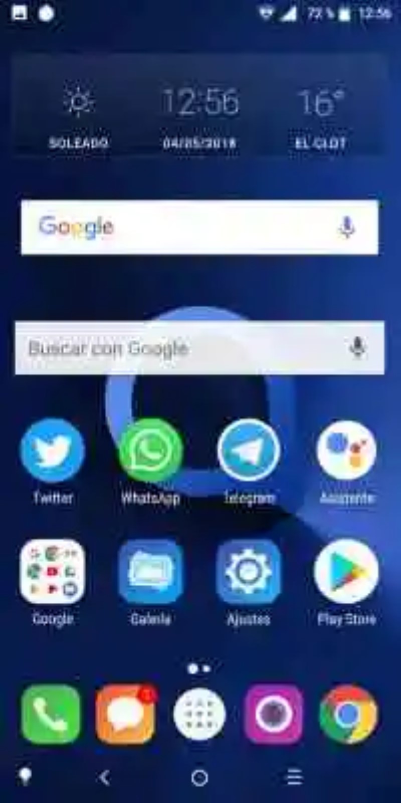 How to remove the widget from the search bar on your Android