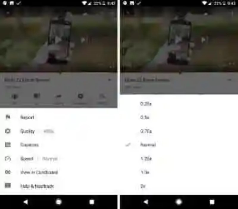 Dies ist, wie sie YouTube für Android ermöglicht es sehr schnell ändern sie die geschwindigkeit von videos