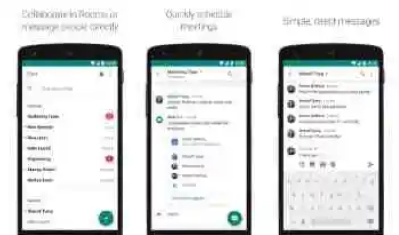 Hangouts-Chat, die neue messaging-app von Google für unternehmen, die bereits im Play Store verfügbar