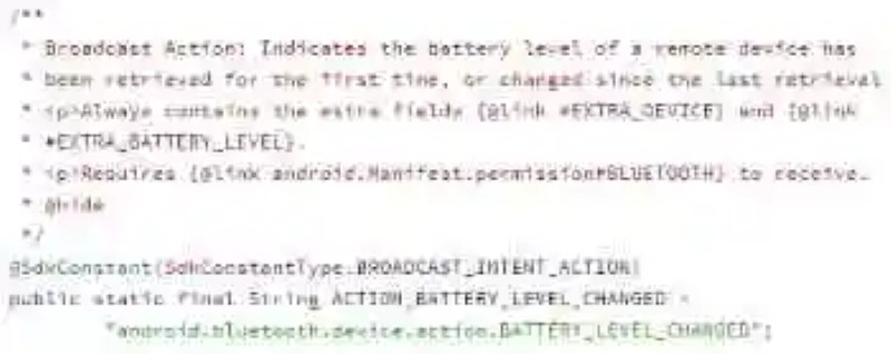 Android afficher le niveau de batterie de vos appareils Bluetooth dans sa version future