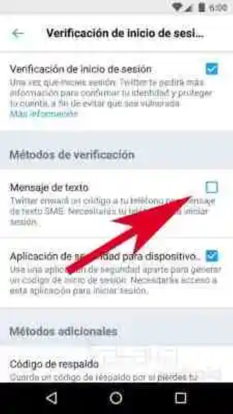 How to have two-step verification from Twitter without using SMS