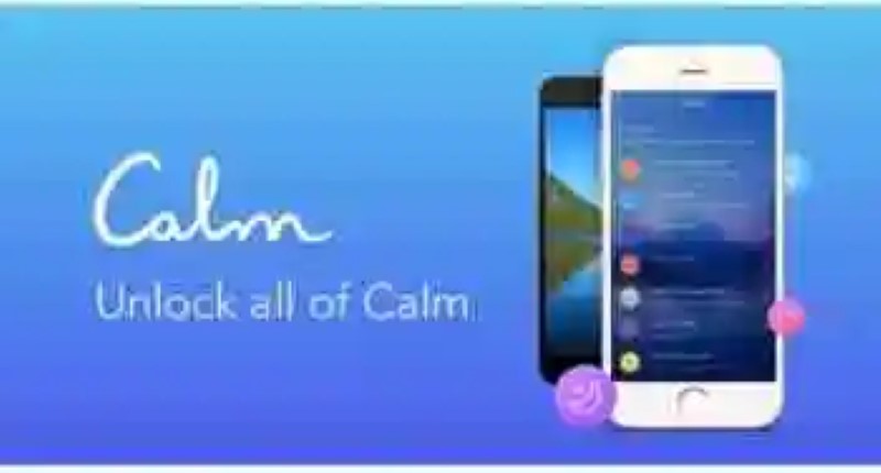Calm, an application of meditation and mindfulness