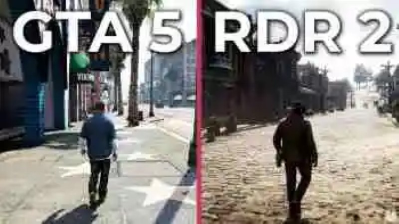 Graphical comparison of Red Dead Redemption 2 on Xbox One X and GTA V on PC in 4K
