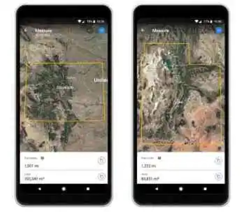 How to measure distances and areas with the new tool of Google Earth for Android