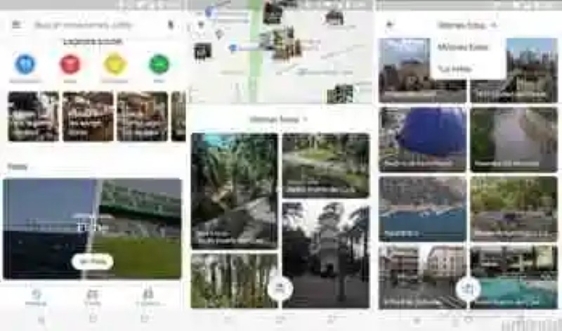 Google Maps for Android: this is the new section that you will discover the latest and best pictures of your location
