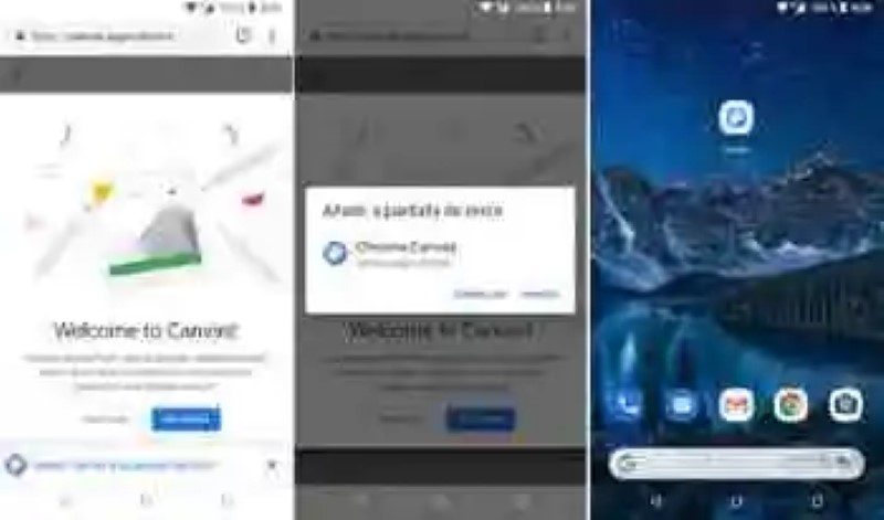 How to install Chrome Canvas in Android, the new web application, drawing from Google