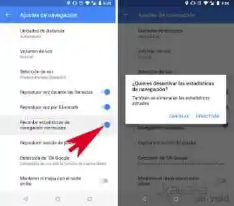 How to view your statistics for navigation in Google Maps for Android