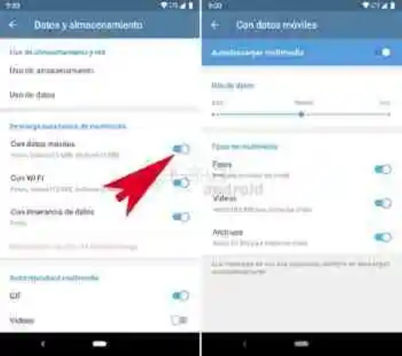 Wie deaktivieren sie die neue automatische wiedergabe von videos von Telegram für Android