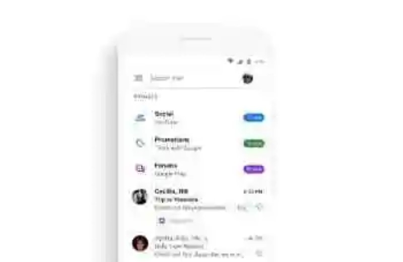 Neues Gmail für Android: zum anpassen der ansicht für den posteingang