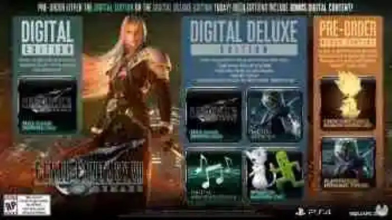 E3 2019: Estas são as edições especiais de Final Fantasy VII Remake