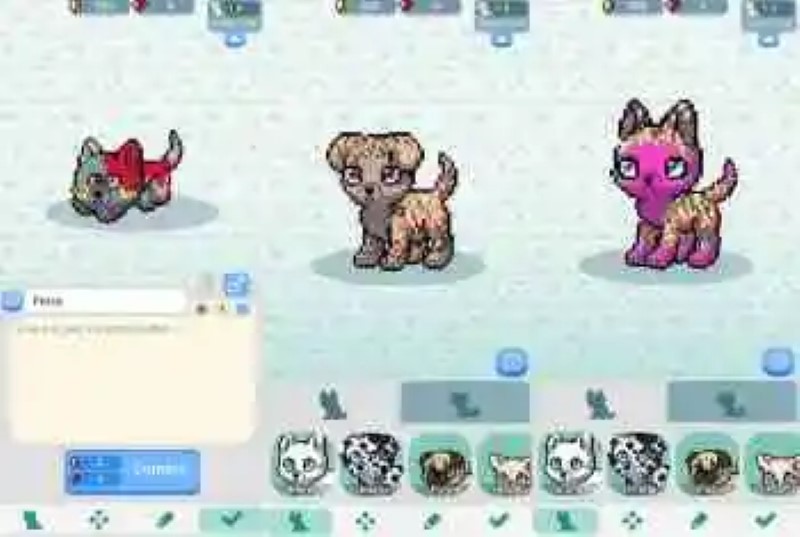 Pixel Petz est un jeu d&#8217;échange d&#8217;animaux de compagnie qui sont de fractionnement déjà en version bêta