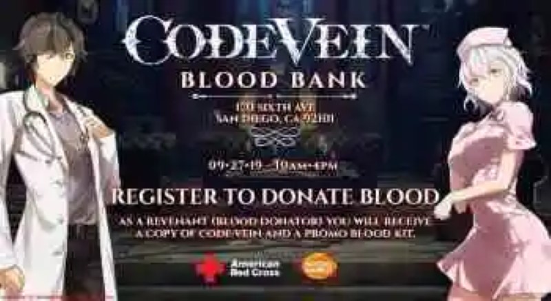 Code Vein will give away a copy of the game if we donate our blood