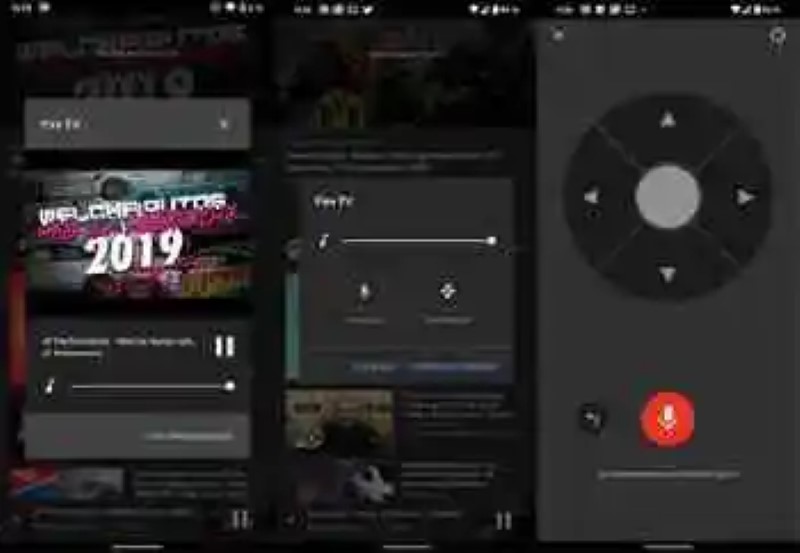 YouTube for Android test a remote control TV with voice search