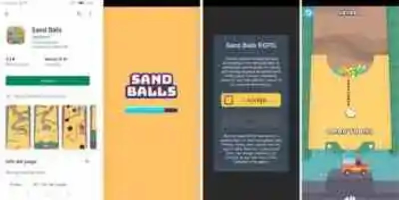 Nous avons essayé de Sable de Balles&#8221;, le curieux jeu de boules et le sable qui s&#8217;accumule des millions de téléchargements sur Google Play