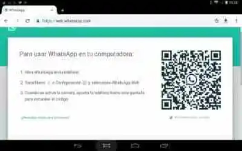 How to use WhatsApp Web on an Android tablet