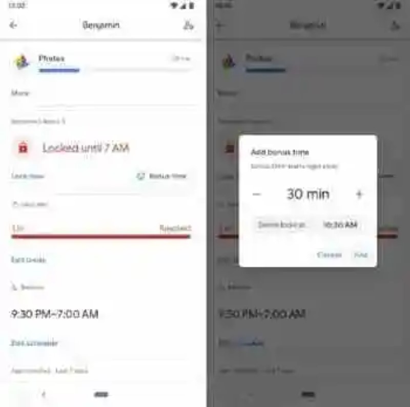 Google Family Link gives more control to the parents with the timers of applications and the &#8216;extra time&#8217;
