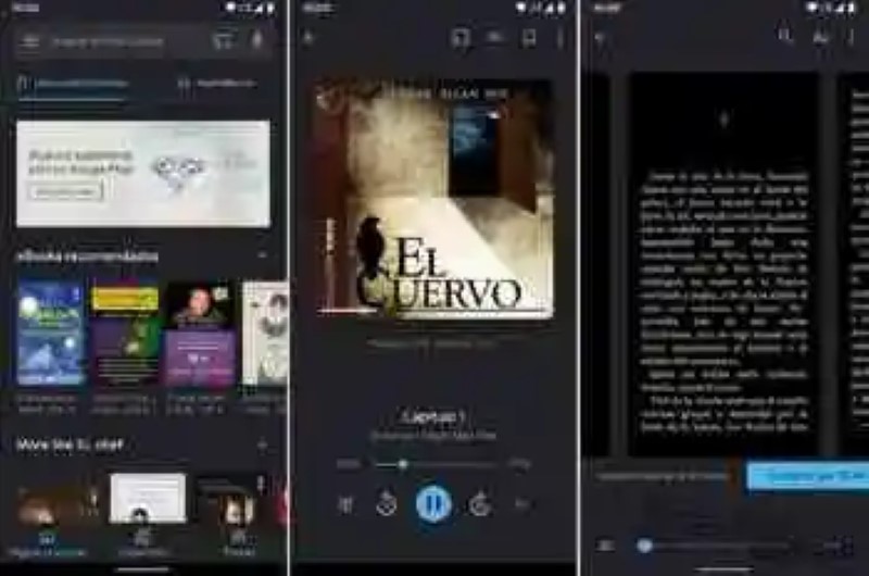 The Google Play Store and Play Books activate your dark theme