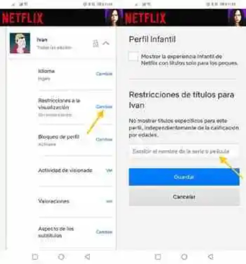 So aktivieren sie die kindersicherung auf Netflix für Android: filter nach alter, PIN-code und einschränkungen