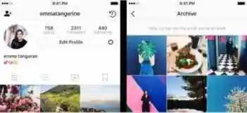 Instagram already allows you to save in a private archive the images you don’t want to delete