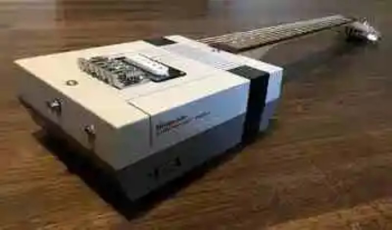 Design an electric guitar by making use of a NES, and a NES Mini