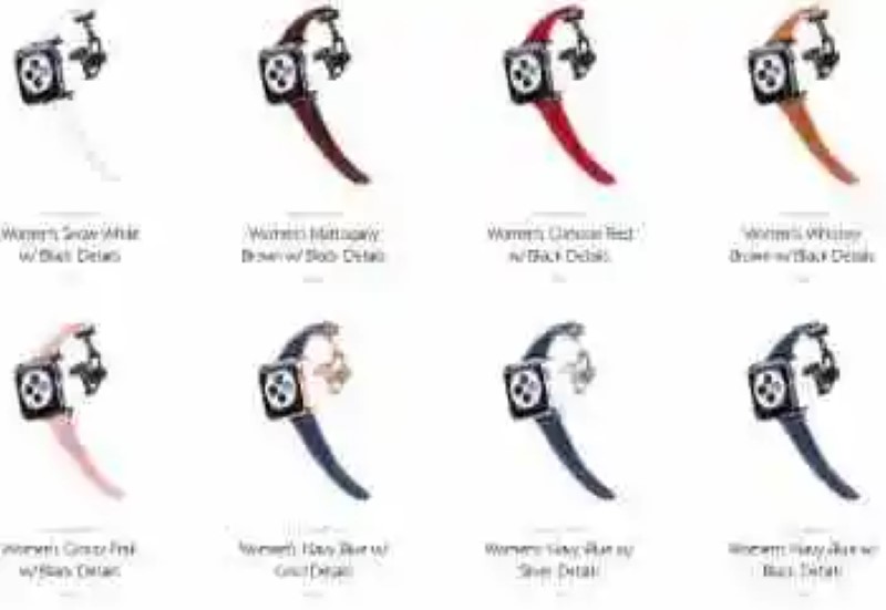 Apple Watch y una hermosa correa de reloj  Longvadon de la serie Caiman