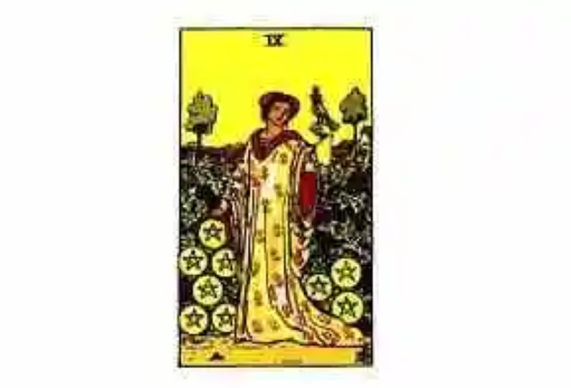 Nine of Pentacles Tarot card meaning