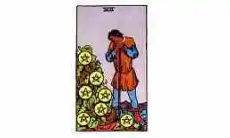 Seven of Pentacles Tarot card meaning