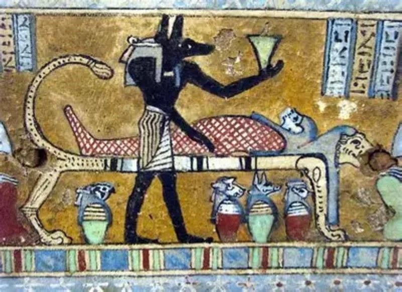 The mysteries of Anubis the god of Karma