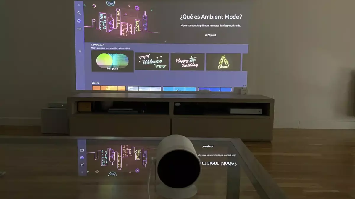 The TV that can be carried in your pocket and can be projected on the wall